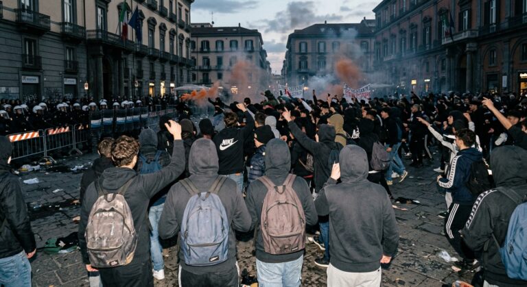Disordini piazza